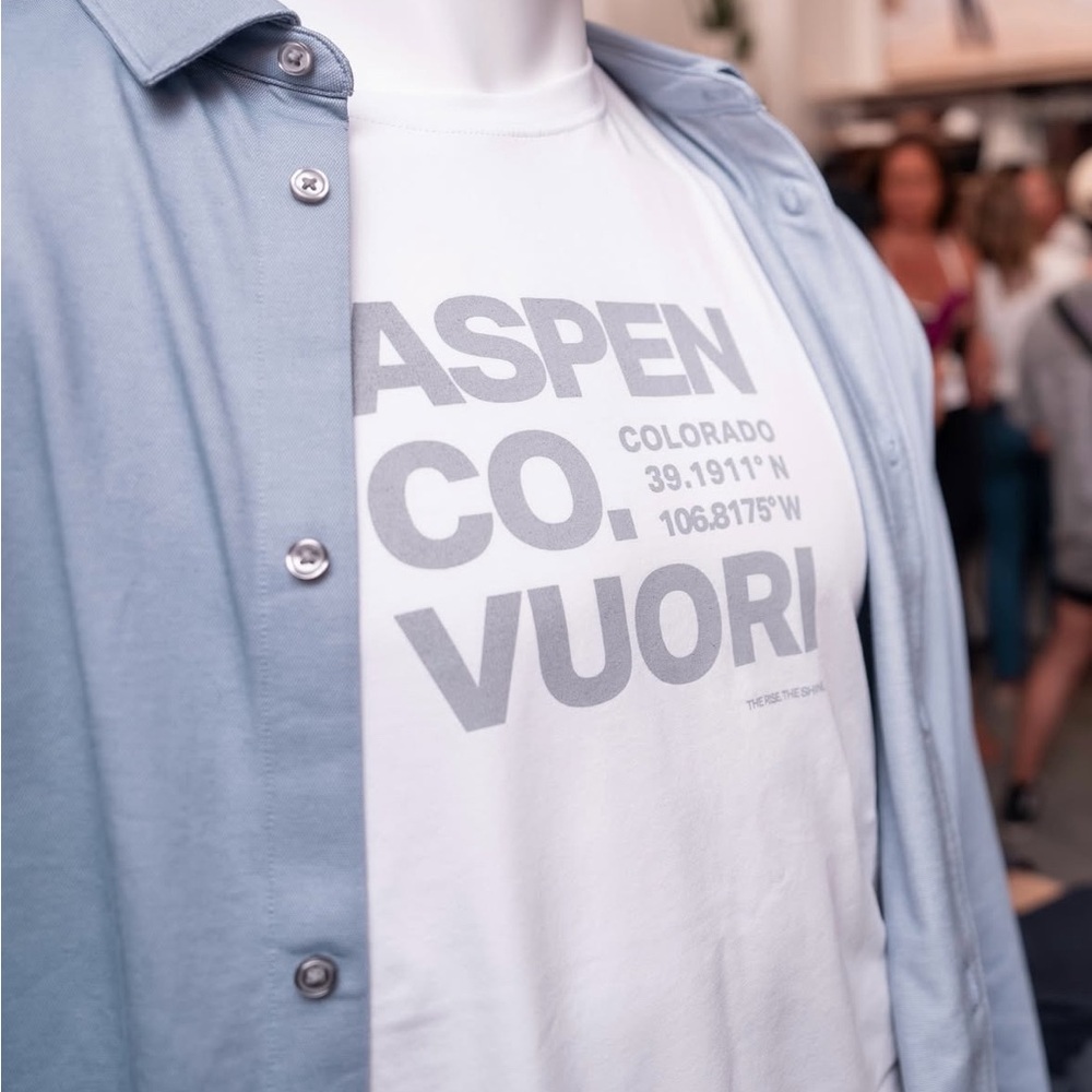 Limited Edition Vuori Aspen White T-Shirt for Men- NWT M